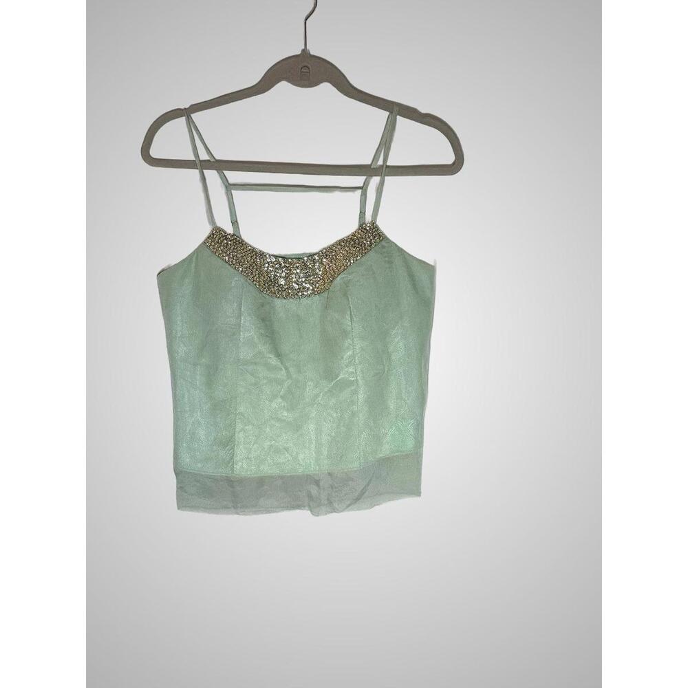 SOLD! Rakevsky Embellished Spaghetti Strap Evening Camisole sz small